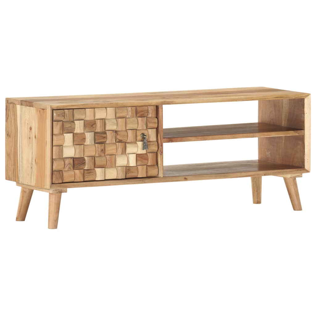 tv-skab 100x35x40 cm massivt akacietræ