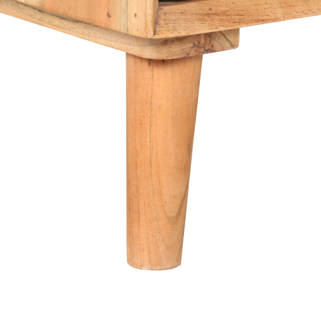 tv-skab 100x35x40 cm massivt akacietræ