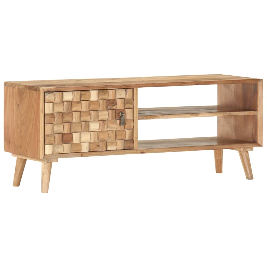 tv-skab 100x35x40 cm massivt akacietræ