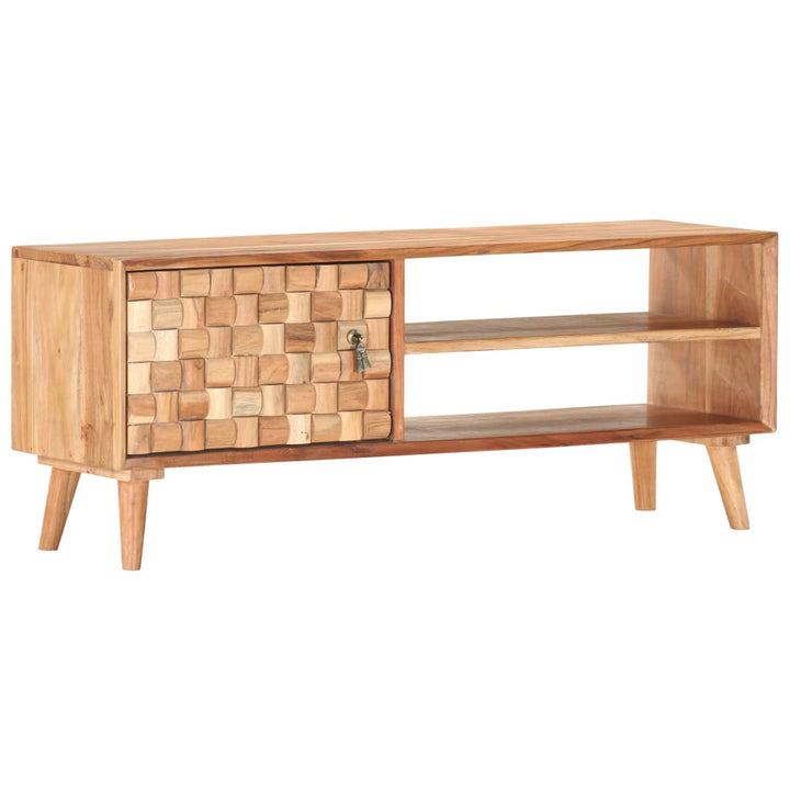 tv-skab 100x35x40 cm massivt akacietræ
