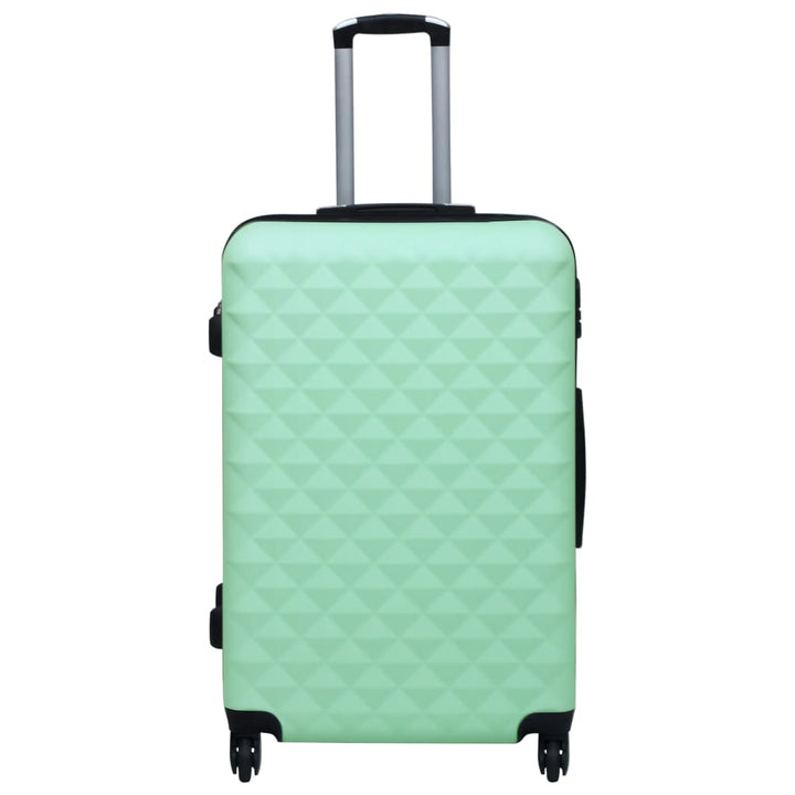 kuffertsæt 3 stk. hardcase ABS mintgrøn
