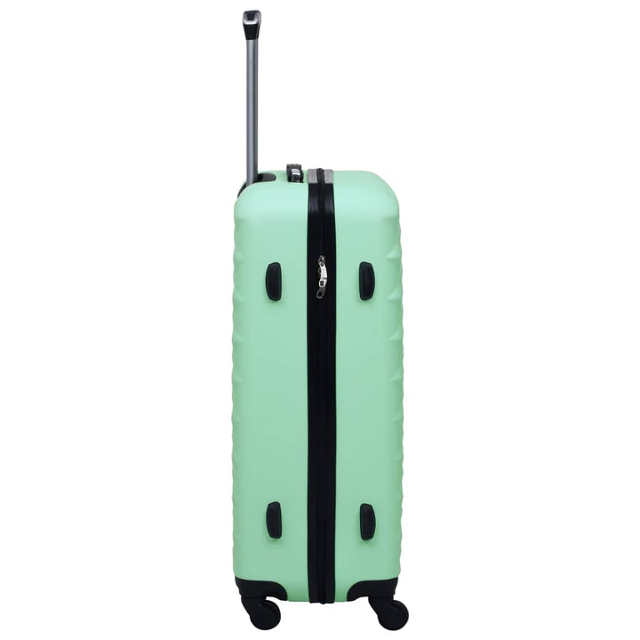 kuffertsæt 3 stk. hardcase ABS mintgrøn