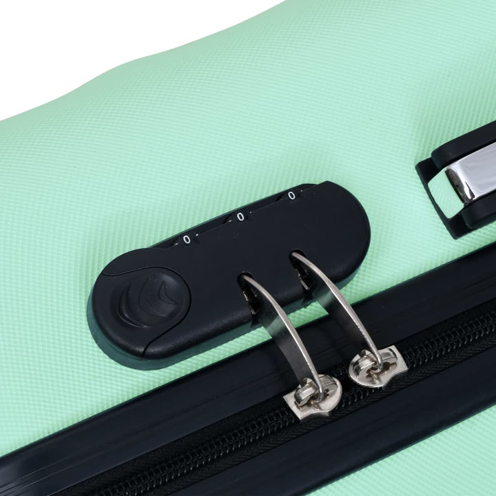 kuffertsæt 3 stk. hardcase ABS mintgrøn
