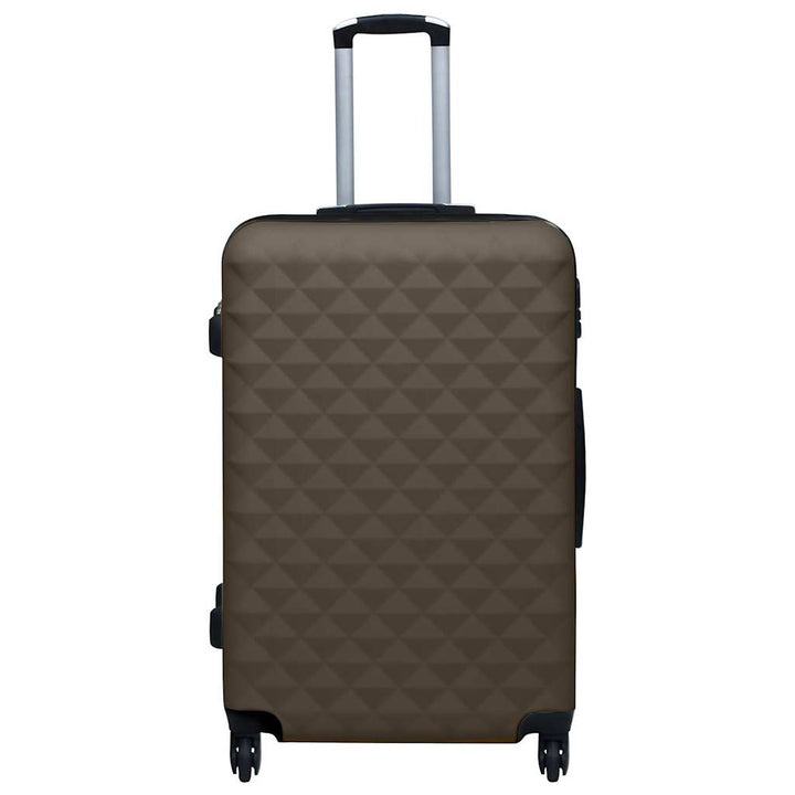 kuffertsæt 3 stk. hardcase ABS brun