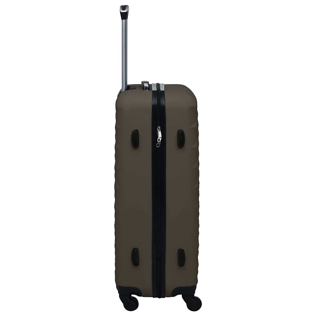 kuffertsæt 3 stk. hardcase ABS brun