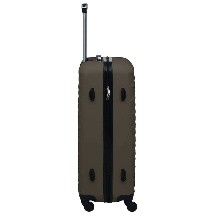 kuffertsæt 3 stk. hardcase ABS brun