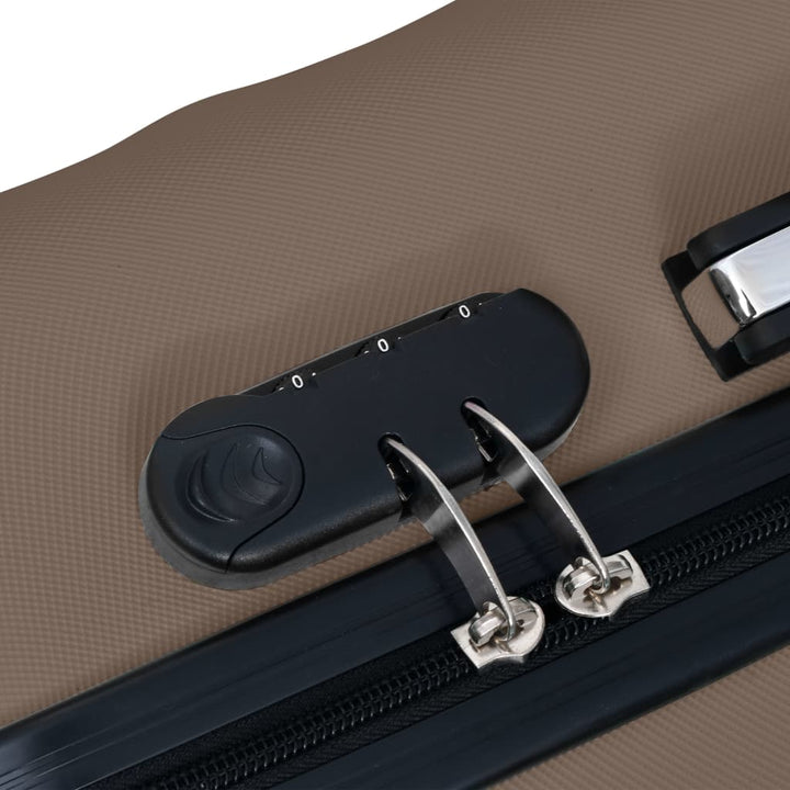 kuffertsæt 2 stk. hardcase ABS brun
