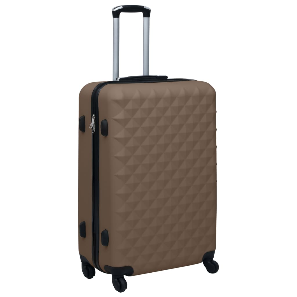 kuffertsæt 2 stk. hardcase ABS brun