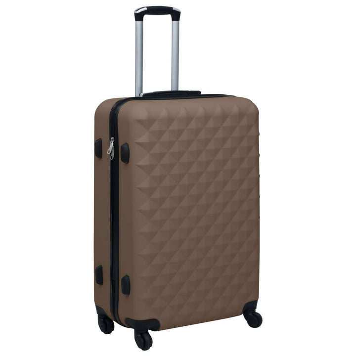 kuffertsæt 2 stk. hardcase ABS brun