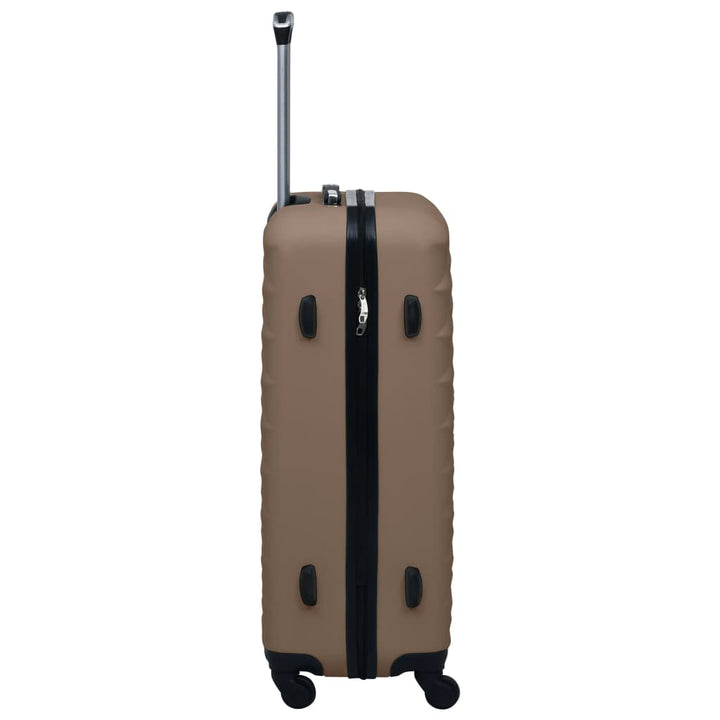kuffertsæt 2 stk. hardcase ABS brun