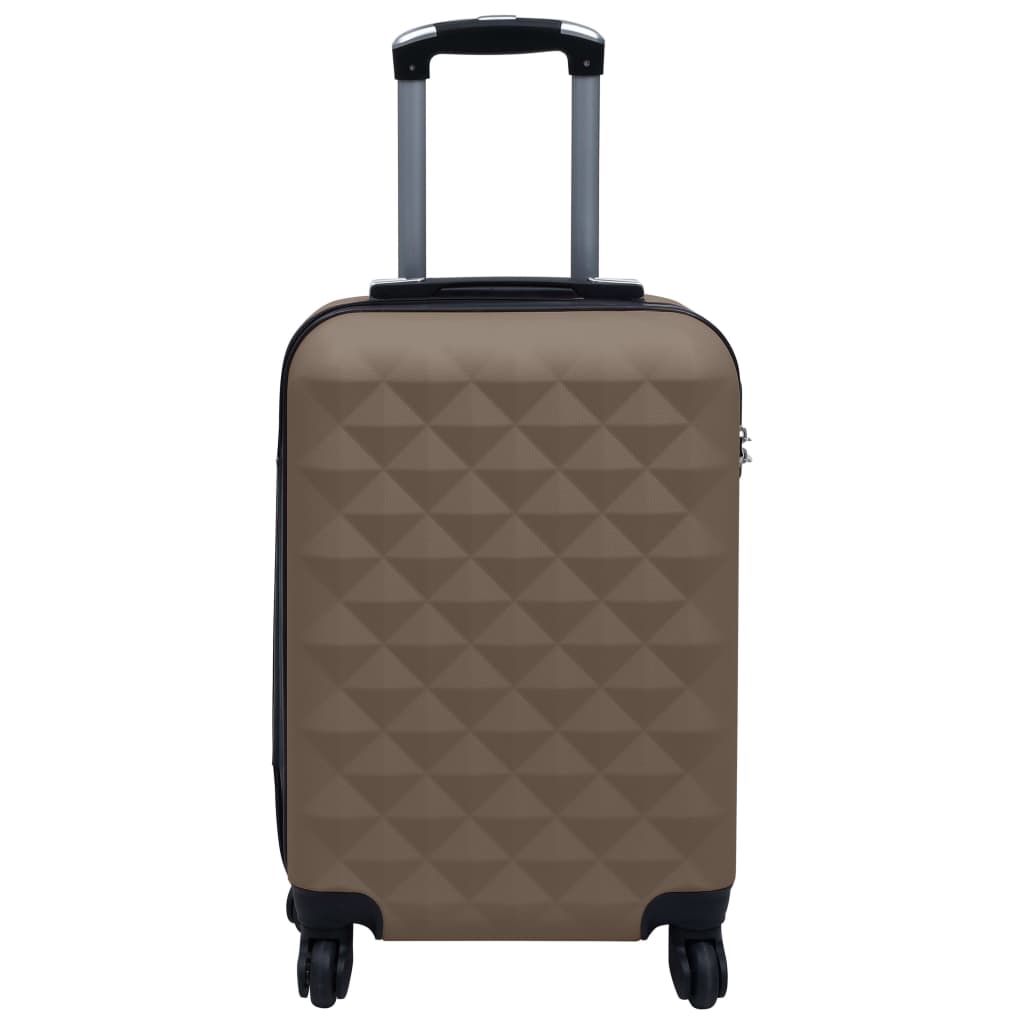 kuffertsæt 2 stk. hardcase ABS brun