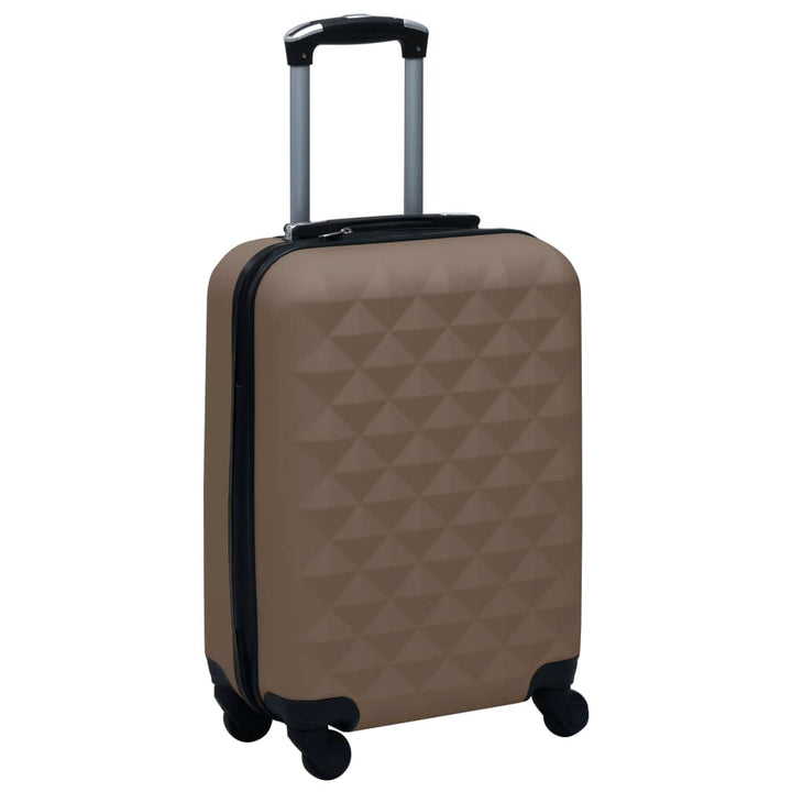 kuffertsæt 2 stk. hardcase ABS brun