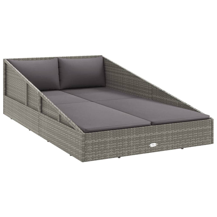 solseng 110x200 cm polyrattan grå