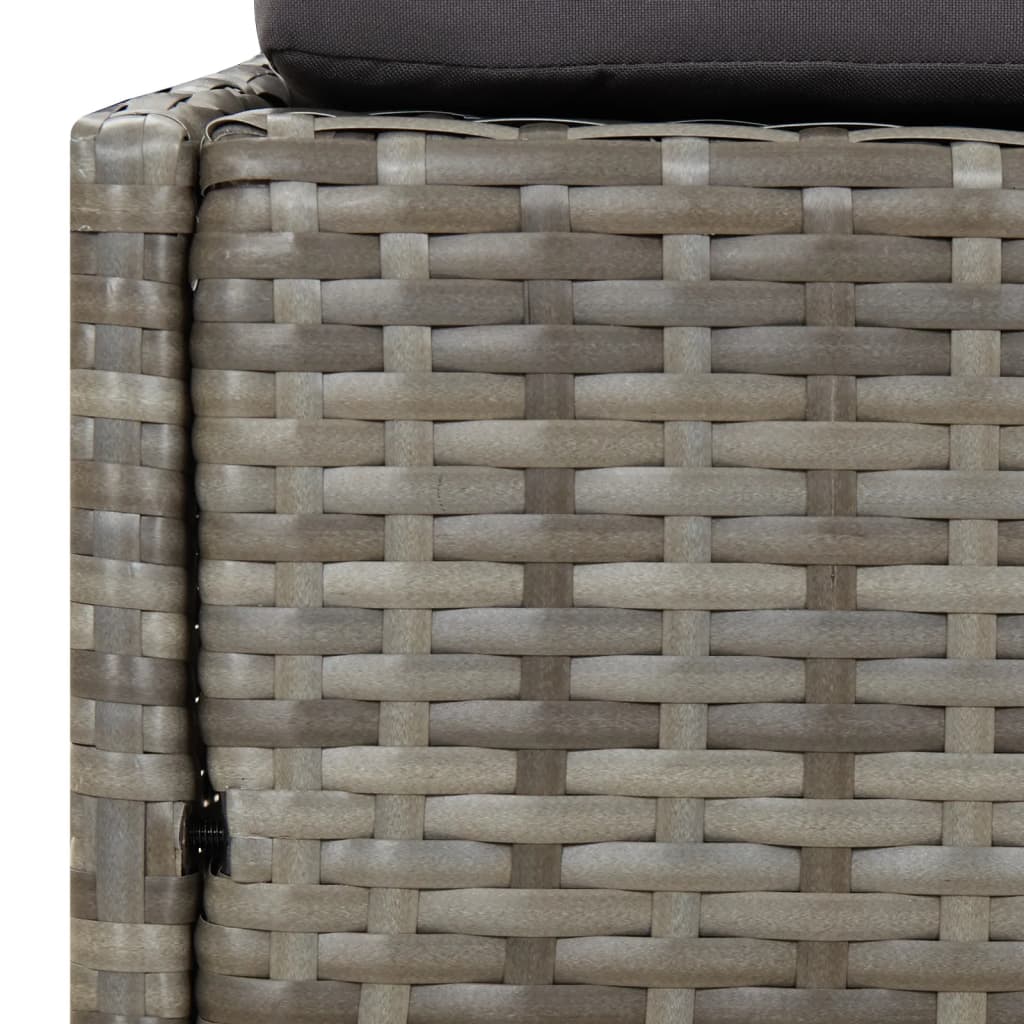 solseng 110x200 cm polyrattan grå