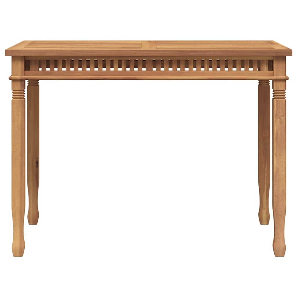 havebord 110x65x80 cm massivt teaktræ