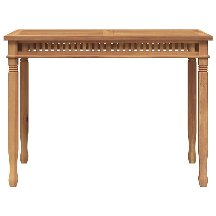 havebord 110x65x80 cm massivt teaktræ