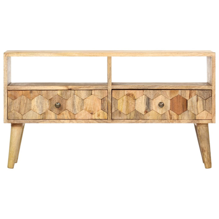 tv-skab 90x30x50 cm massivt mangotræ