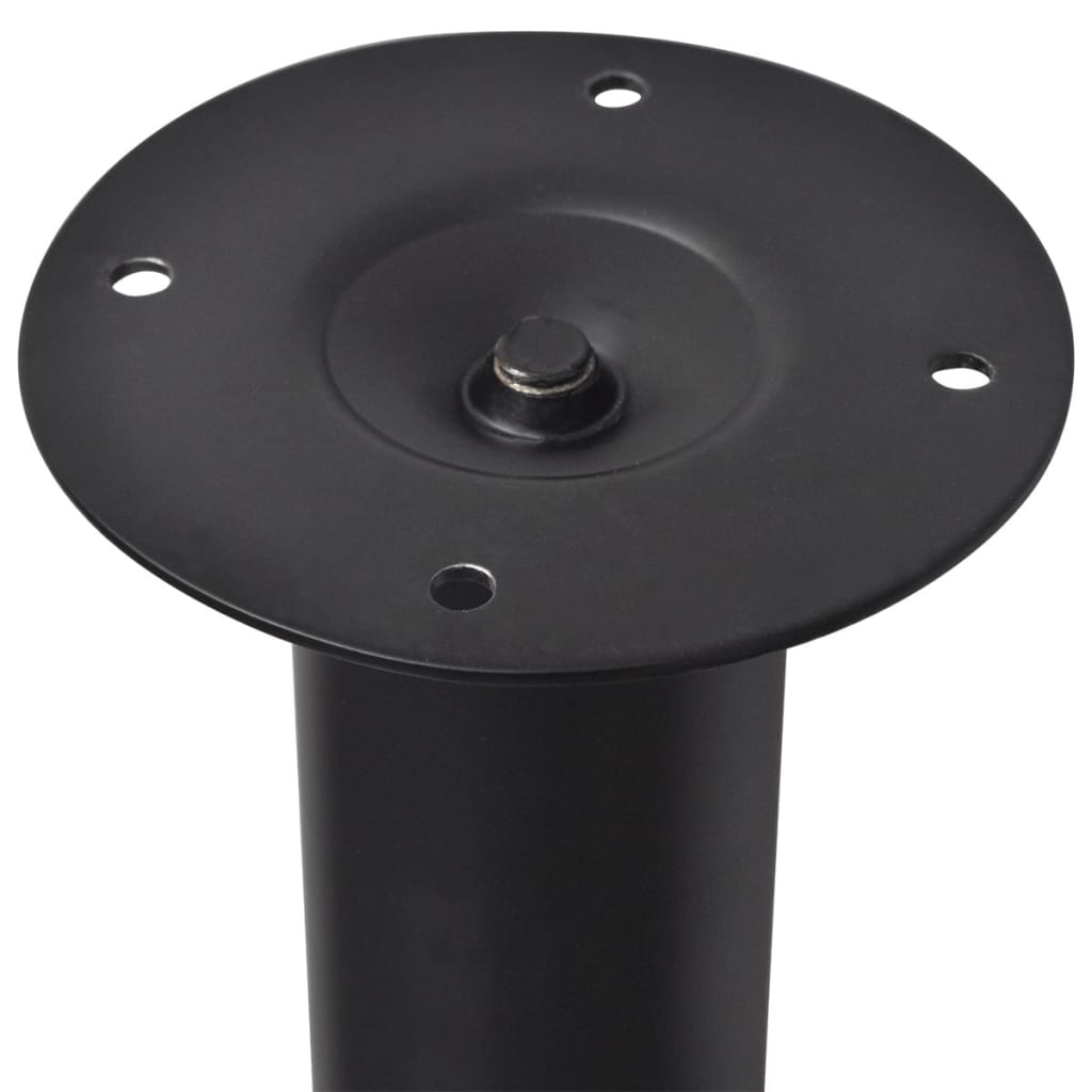 teleskopiske bordben 4 stk. 710 mm-1100 mm sort