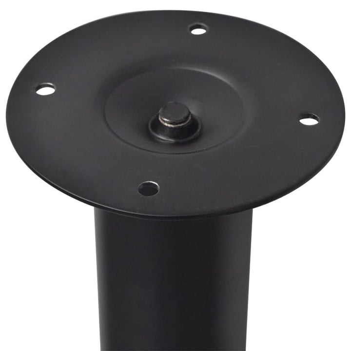 teleskopiske bordben 4 stk. 710 mm-1100 mm sort