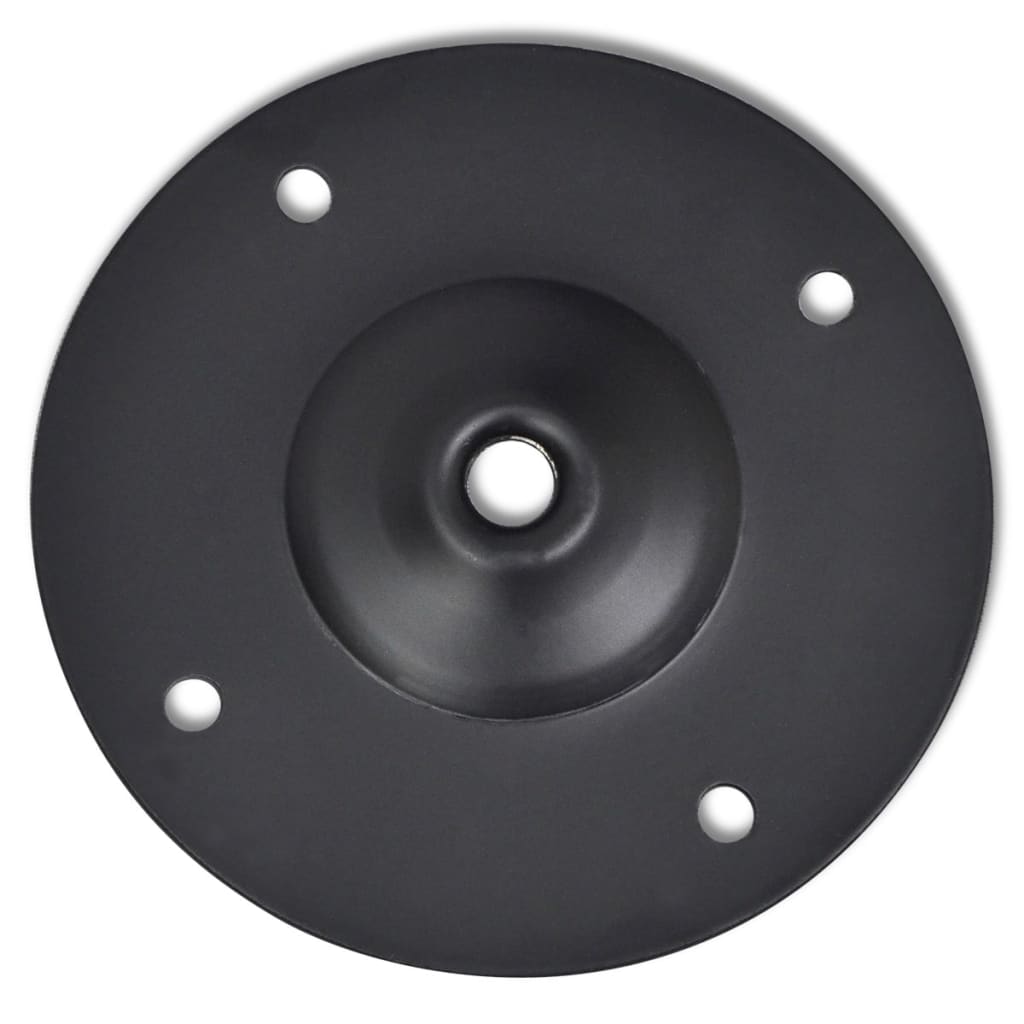 teleskopiske bordben 4 stk. 710 mm-1100 mm sort