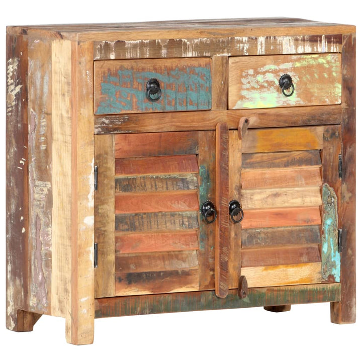 skænk 70x30x68 cm massivt genbrugstræ