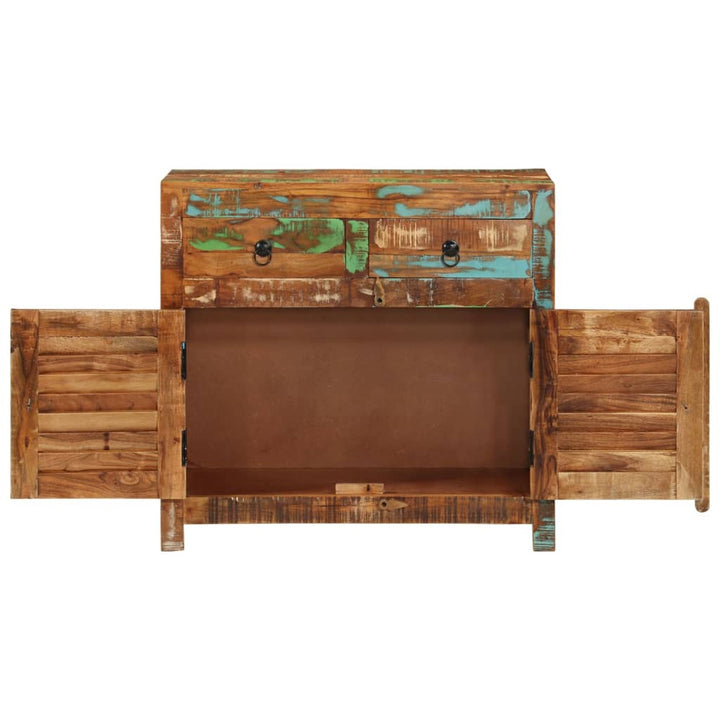 skænk 70x30x68 cm massivt genbrugstræ