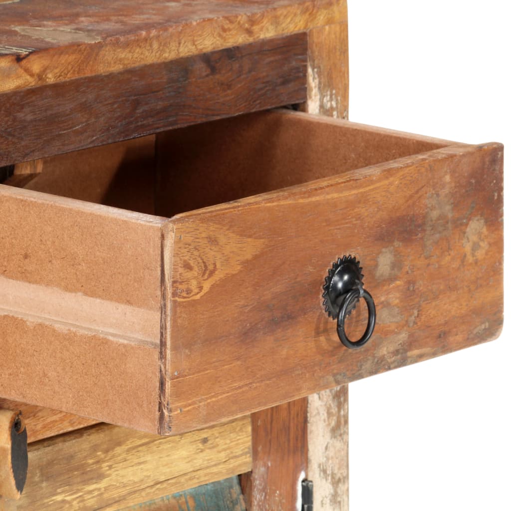 skænk 70x30x68 cm massivt genbrugstræ