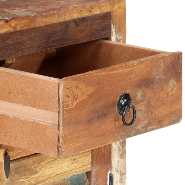 skænk 70x30x68 cm massivt genbrugstræ