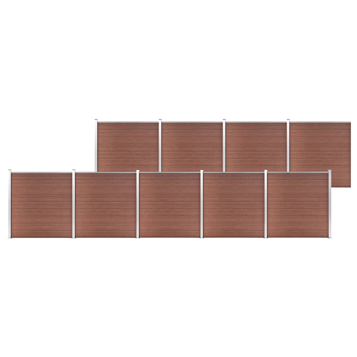havehegn 1564 x 186 cm WPC brun
