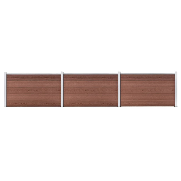 havehegn 526 x 106 cm WPC brun