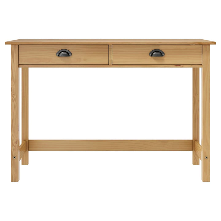 konsolbord Hill med 2 skuffer 110x45x74 cm massivt fyrretræ