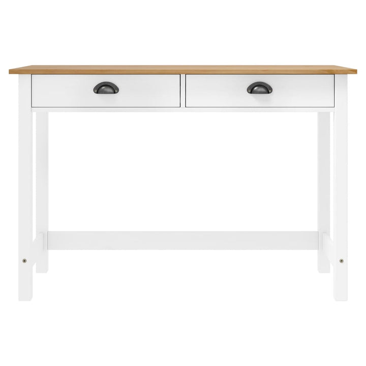 konsolbord Hill med 2 skuffer 110x45x74 cm massivt fyrretræ