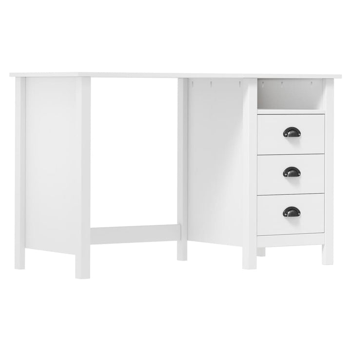 konsolbord Hill med 3 skuffer 120x50x74 cm massivt fyrretræ