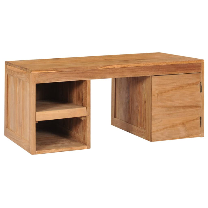 sofabord 90x50x40 cm massivt teaktræ