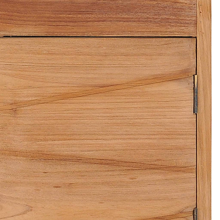 sofabord 90x50x40 cm massivt teaktræ