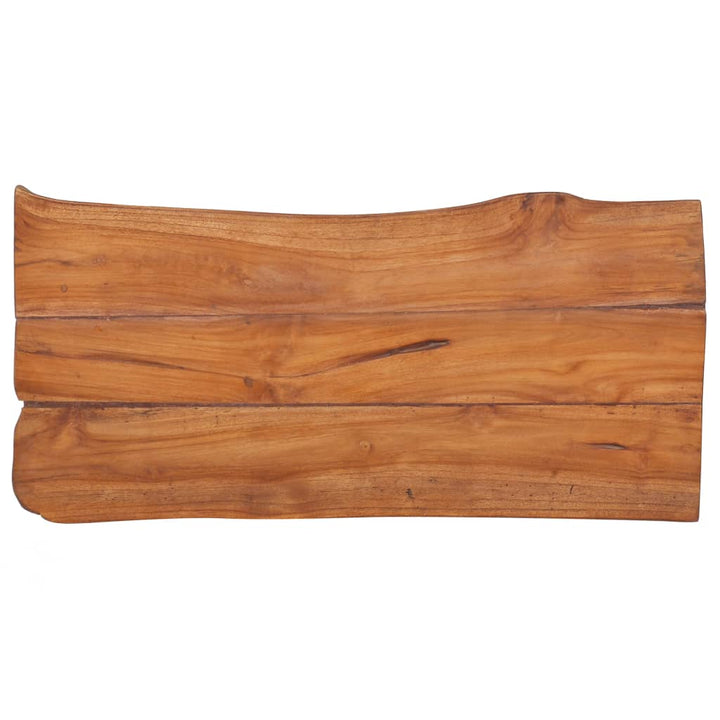 havebænk 80 cm massivt teaktræ