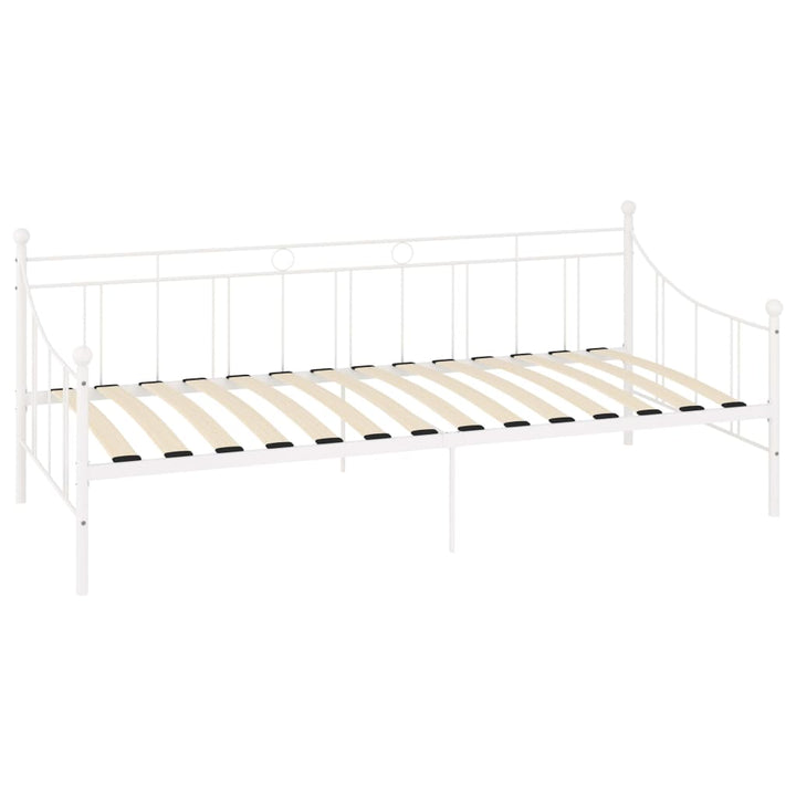 stel til daybed 90x200 cm metal hvid