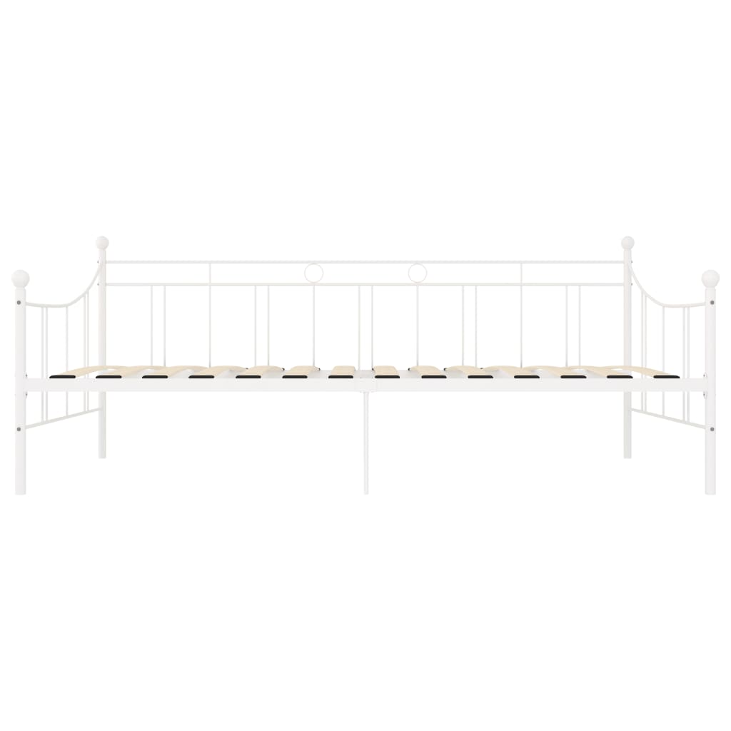 stel til daybed 90x200 cm metal hvid
