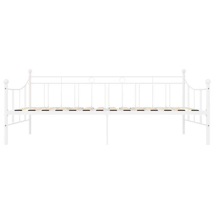 stel til daybed 90x200 cm metal hvid