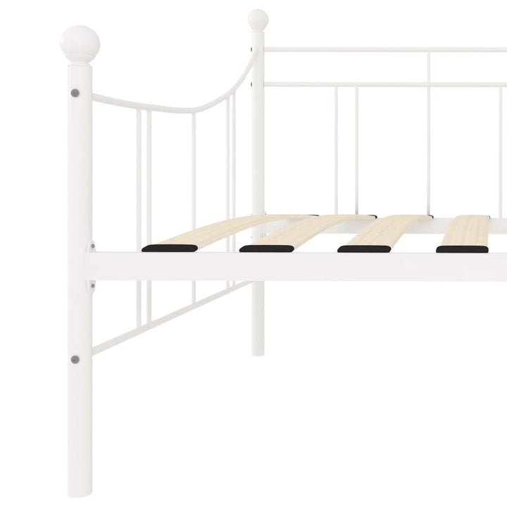 stel til daybed 90x200 cm metal hvid