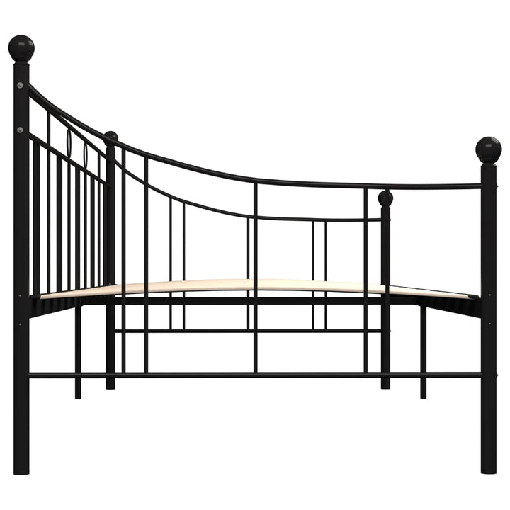 stel til daybed 90x200 cm metal sort
