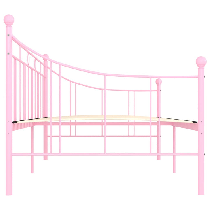 stel til daybed 90x200 cm metal pink