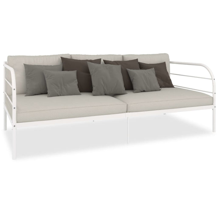 stel til daybed 90x200 cm metal hvid