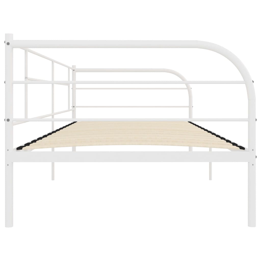 stel til daybed 90x200 cm metal hvid
