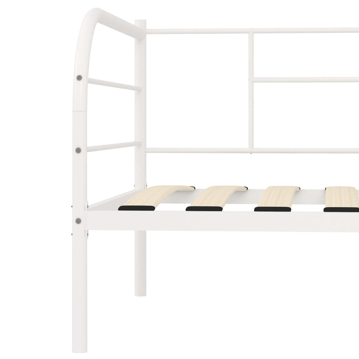 stel til daybed 90x200 cm metal hvid