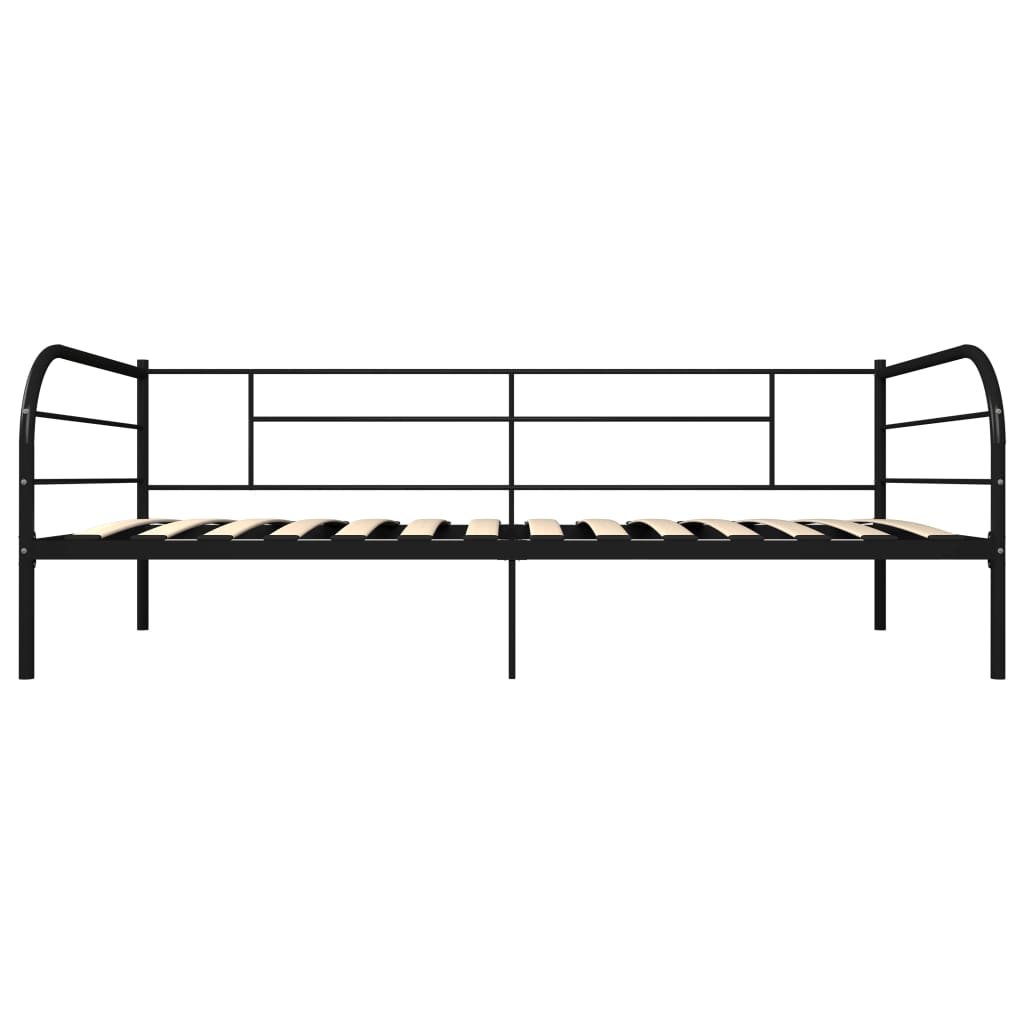 stel til daybed 90x200 cm metal sort