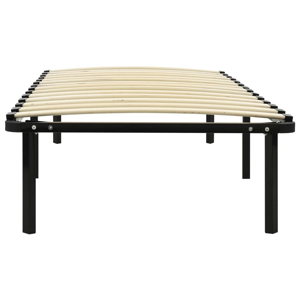 sengestel 90x200 cm metal sort