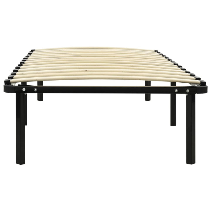 sengestel 90x200 cm metal sort