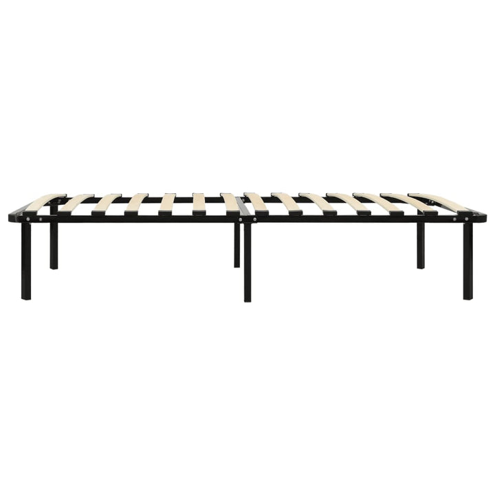 sengestel 90x200 cm metal sort