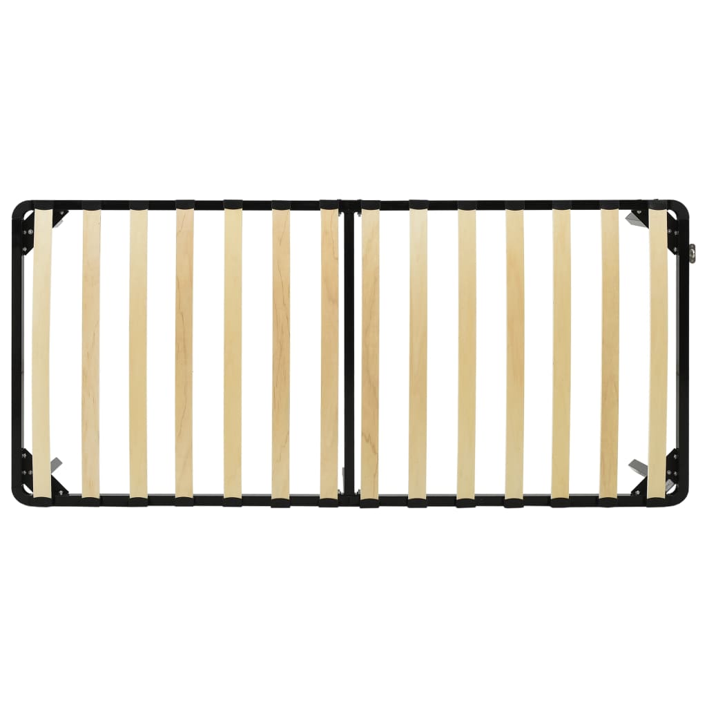 sengestel 90x200 cm metal sort